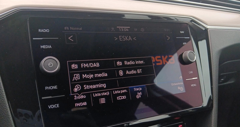 Volkswagen Passat cena 96900 przebieg: 65029, rok produkcji 2020 z Buk małe 742